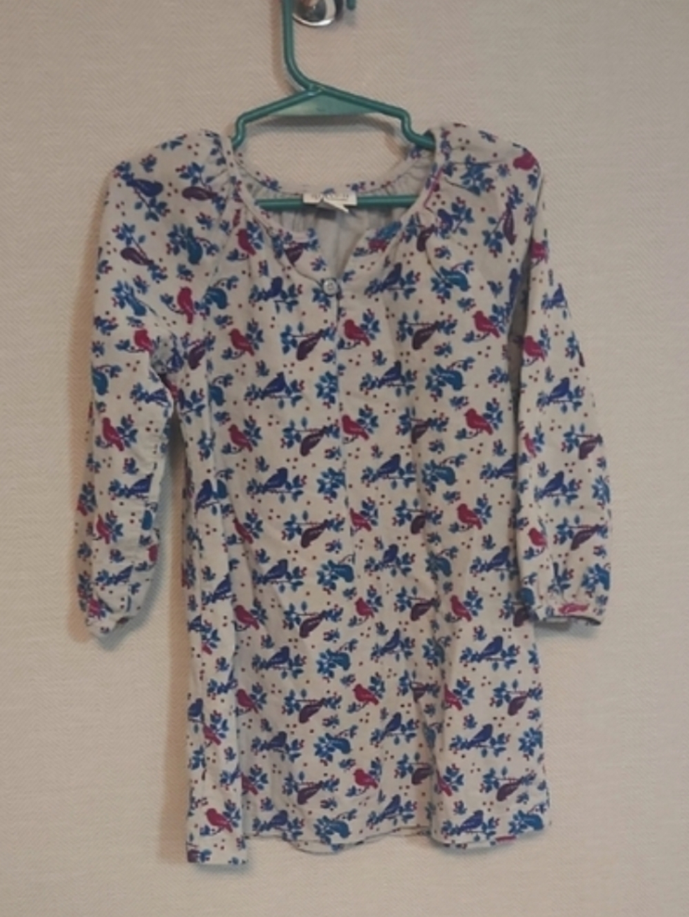 Little Maven 100% Cotton 3Y Birds Dress Adorable Euc